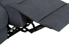 Roman Fabric Recliner 3 Seater sofa in Grey