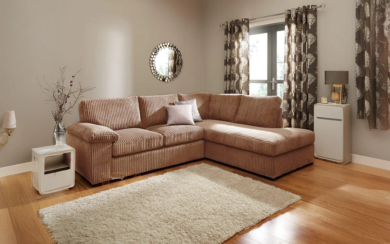 Amalfi Full Back Fabric Corner Sofa