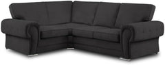 Chingford Full Back 1c2 Corner Sofa Black