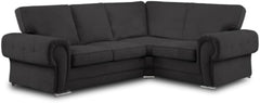 Chingford Full Back 2c1 Corner Sofa Black