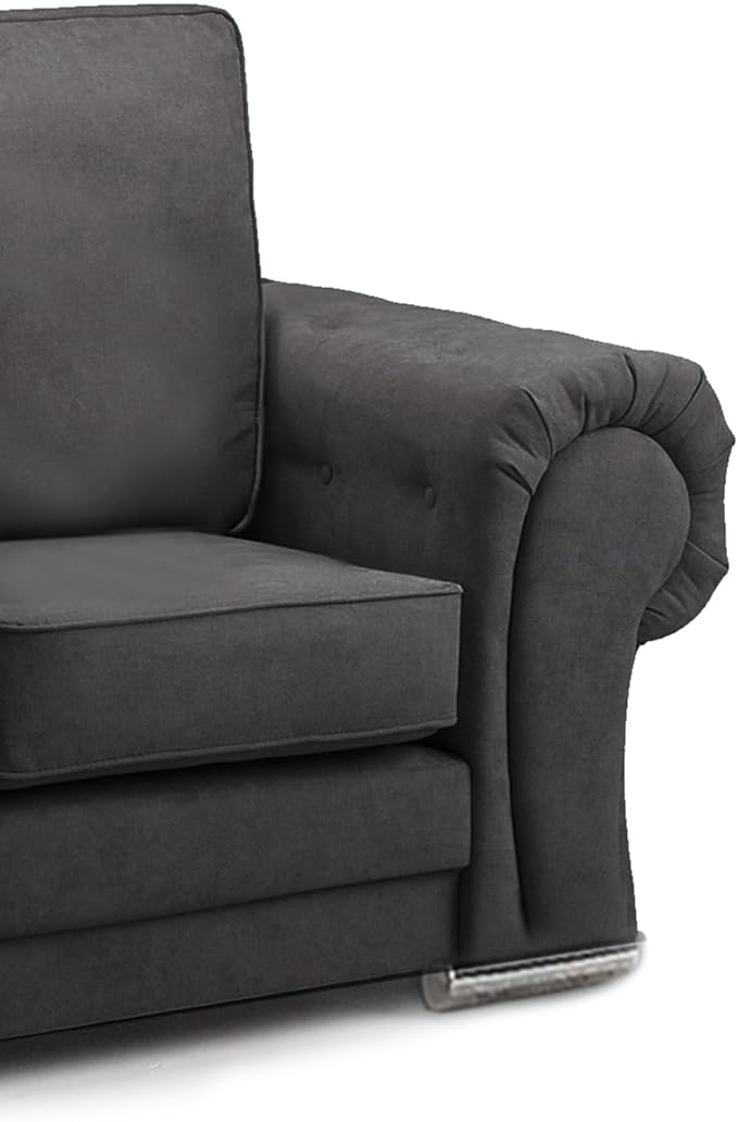 Chingford Full Back 2c1 Corner Sofa Black