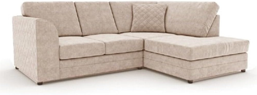Hilton Full Back Right Hand Facing Corner Sofa Beige