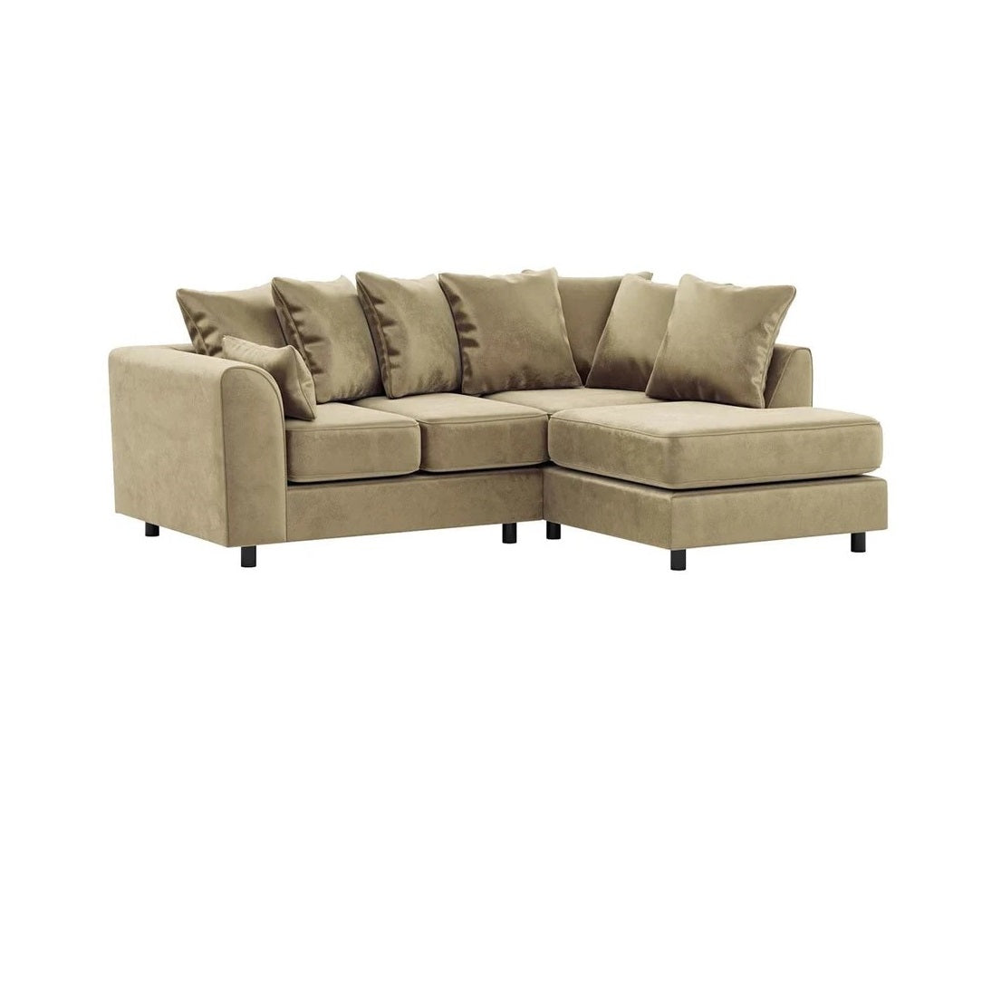 Arizona Plush Velvet 4 Seater Corner Sofa