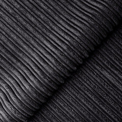 Hannah Jumbo Cord Scatter Back 3 Seater Sofa Black
