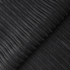 DYLAN 4 Seater Scatter Back Jumbo Cord Fabric Sofa Black