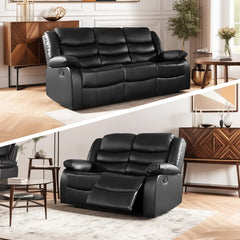 Roma Electric Leather Recliner 3+2 Seater Sofa Set