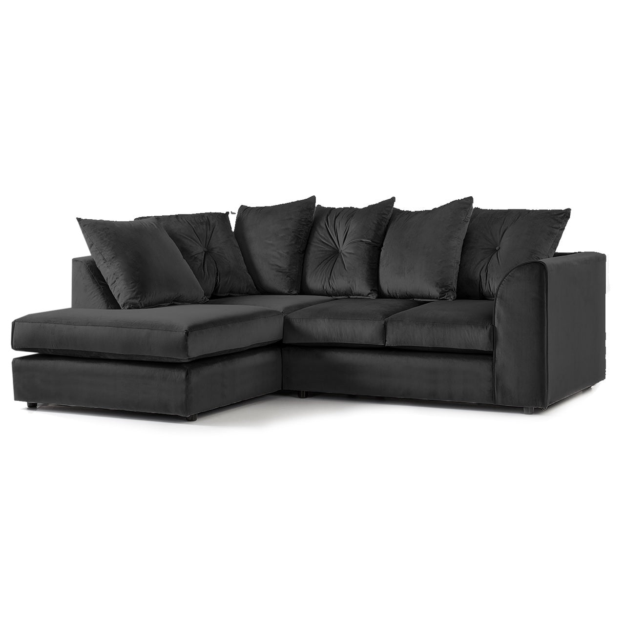 Arizona Plush Velvet 4 Seater Corner Sofa