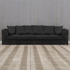 DYLAN 4 Seater Scatter Back Jumbo Cord Fabric Sofa