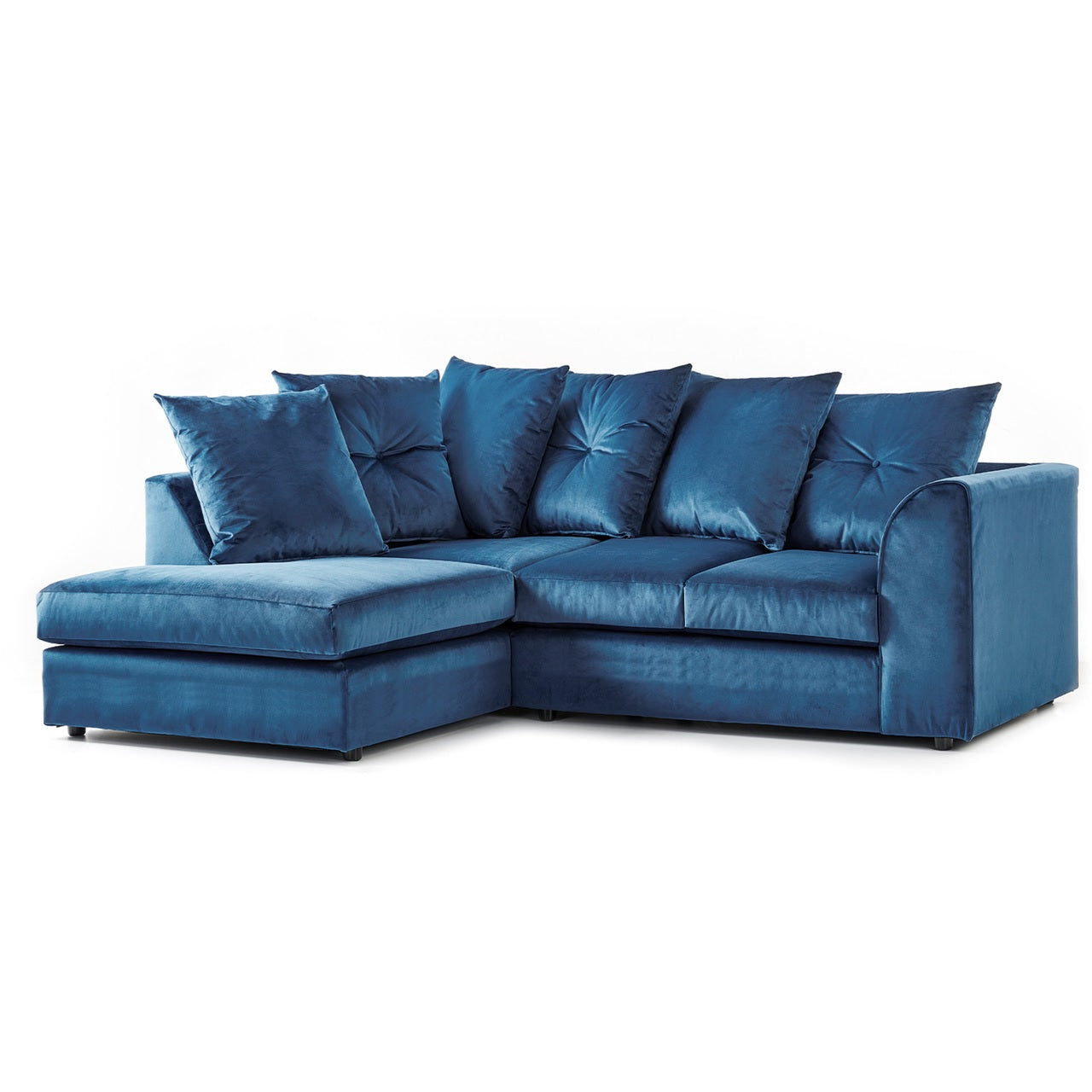 Arizona Plush Velvet 4 Seater Corner Sofa
