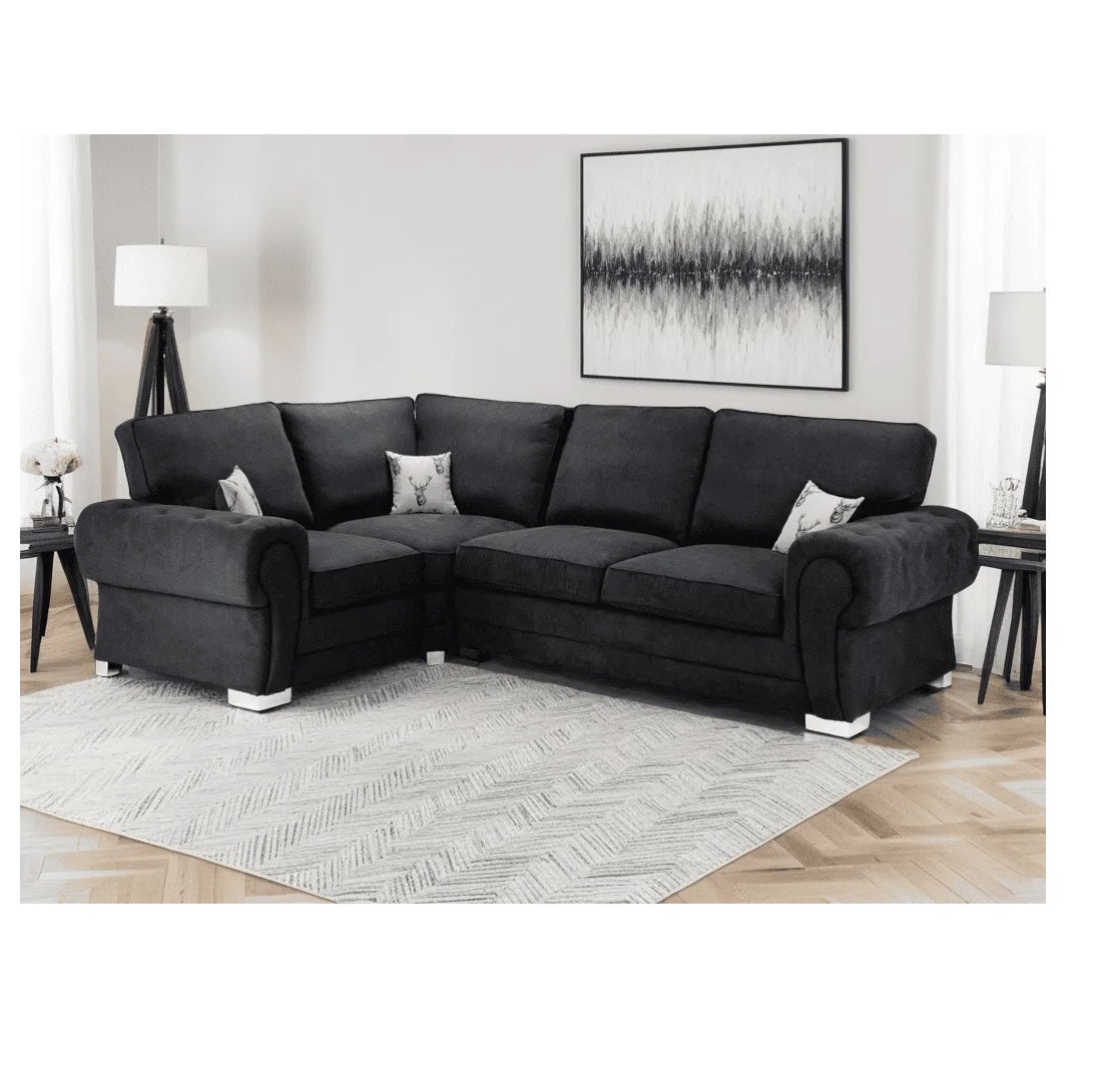 Chingford Full Back L Shaped 4 Seater Corner Sofa