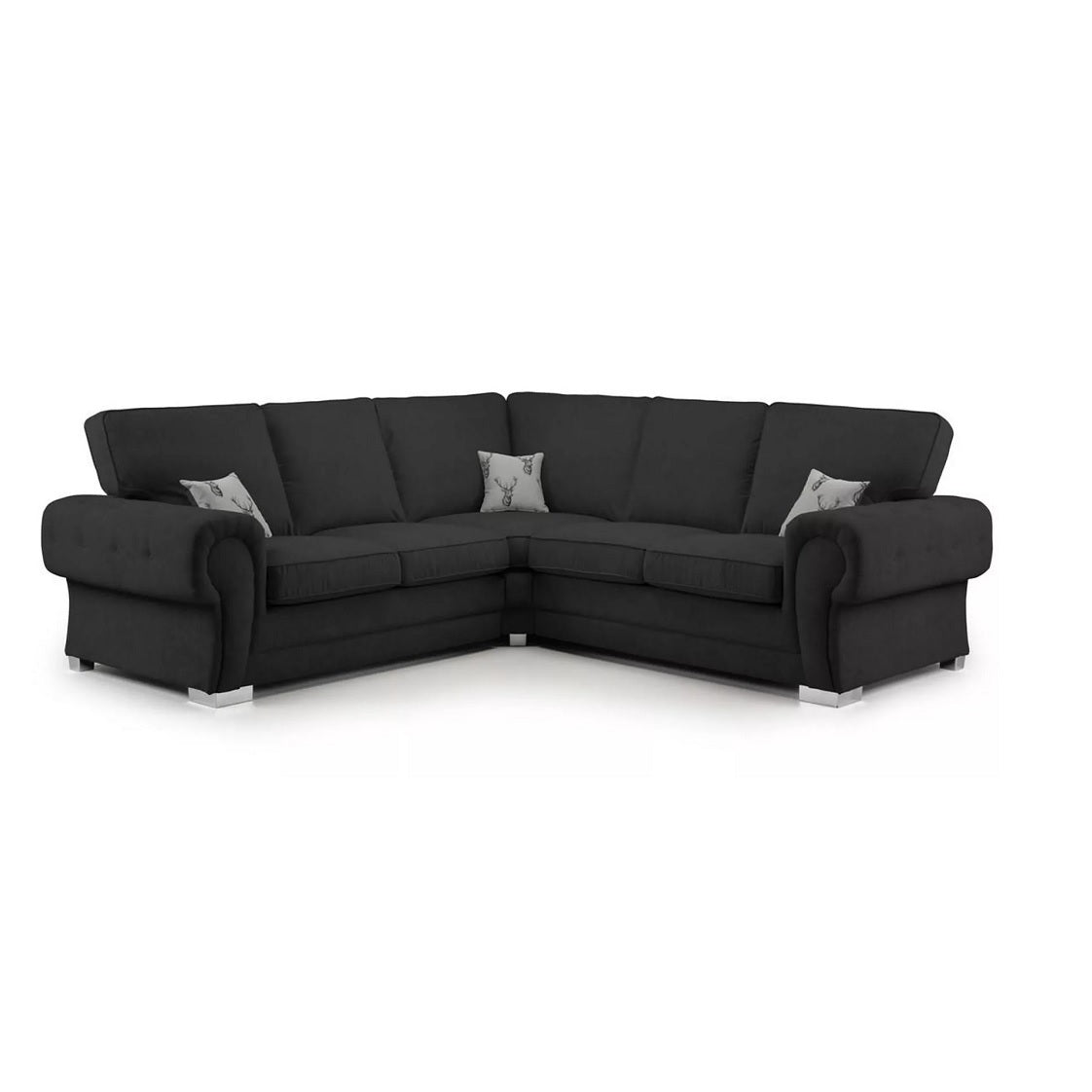 Chingford Full Back 2C2 Corner Sofa Chenille Fabric