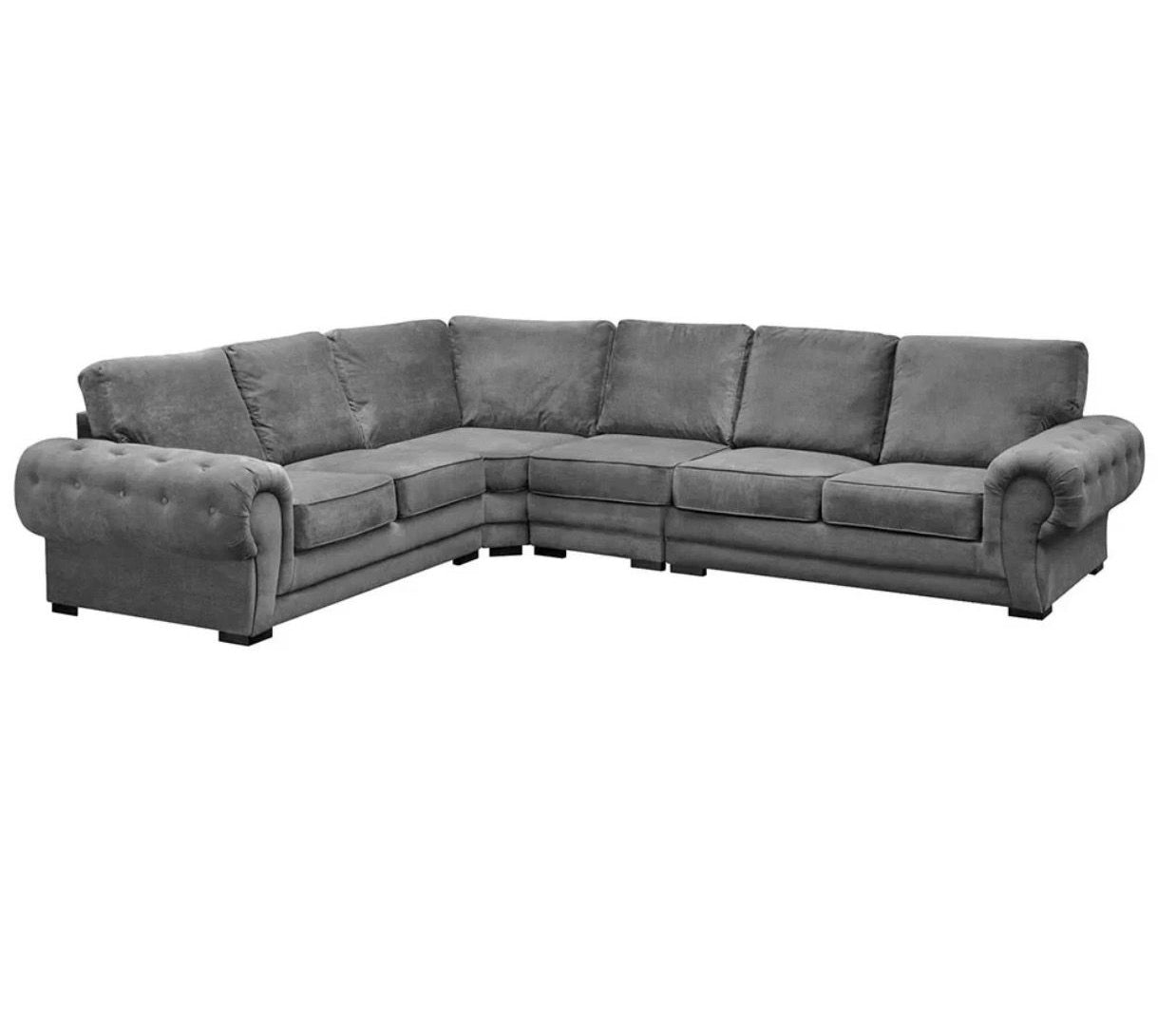 Chingford Full Back L Shaped 6 Seater Corner Sofa