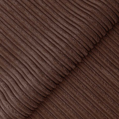DYLAN 5 Seater Jumbo Cord Scatter Back Right Hand Facing Corner Sofa Chocolate