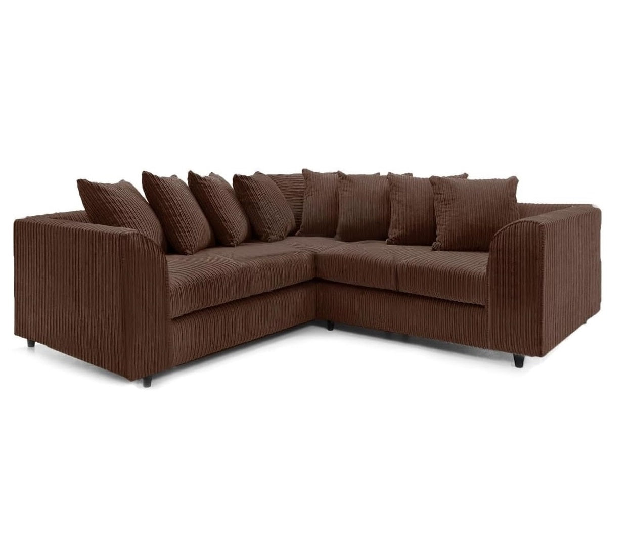 Hannah Jumbo Cord Scatter Back 2c2 Corner Sofa