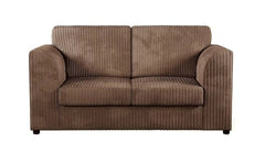 Hannah Jumbo Cord Full Back 2 Seater Sofa Coffee
