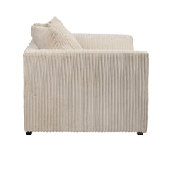 Hannah Jumbo Cord Scatter Back 2 Seater Sofa Mink