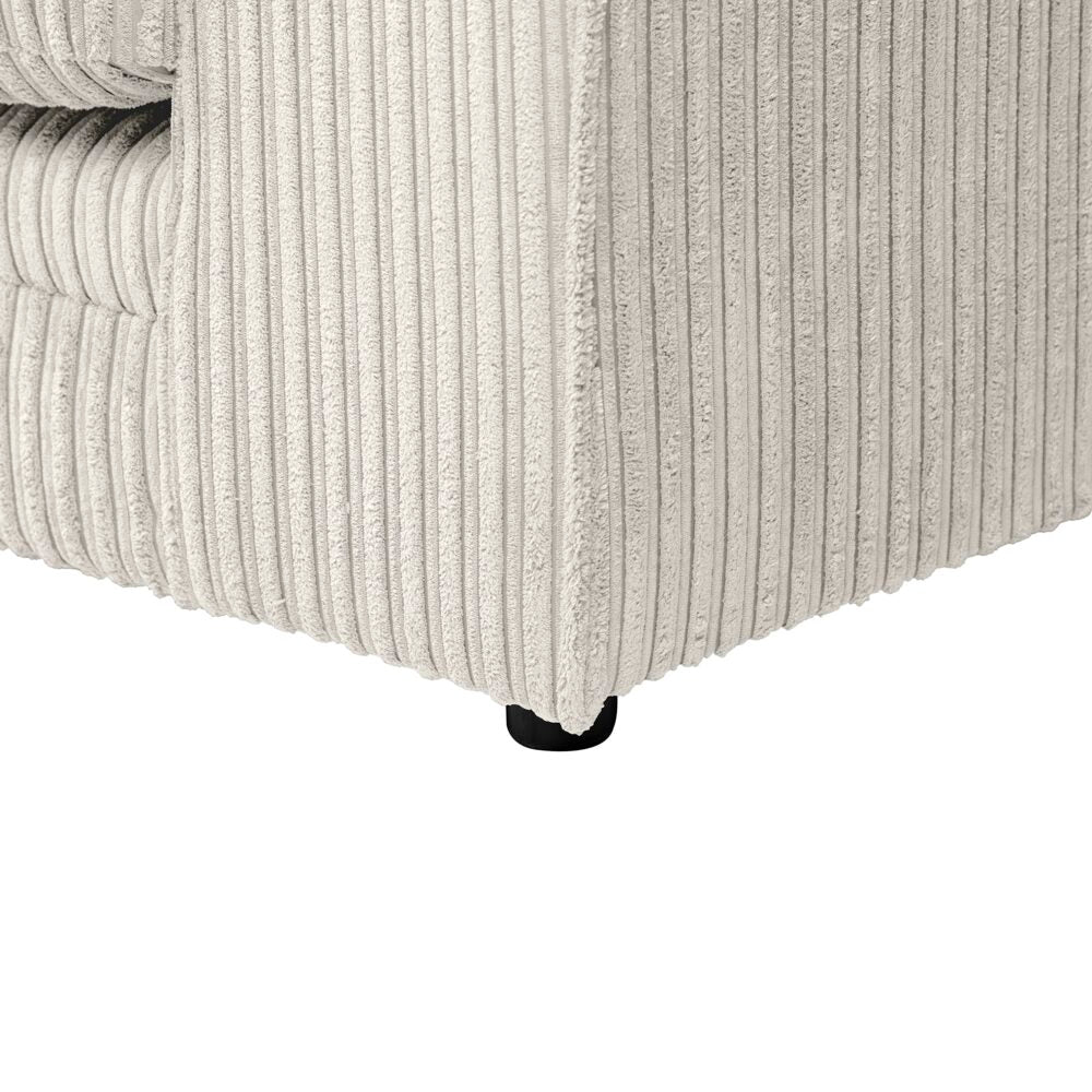 Hannah Jumbo Cord Scatter Back 2 Seater Sofa Mink