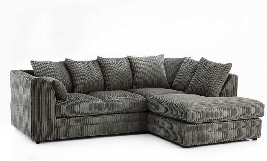 Hannah Jumbo Cord Scatter Back 4 Seater Corner Sofa