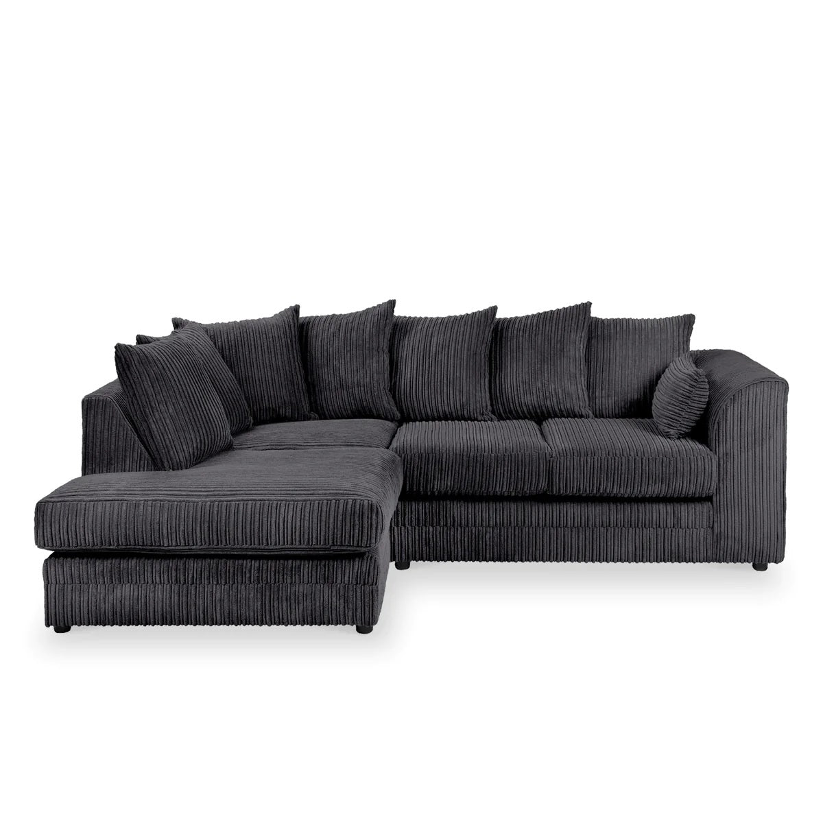 Hannah Jumbo Cord Scatter Back 4 Seater Corner Sofa