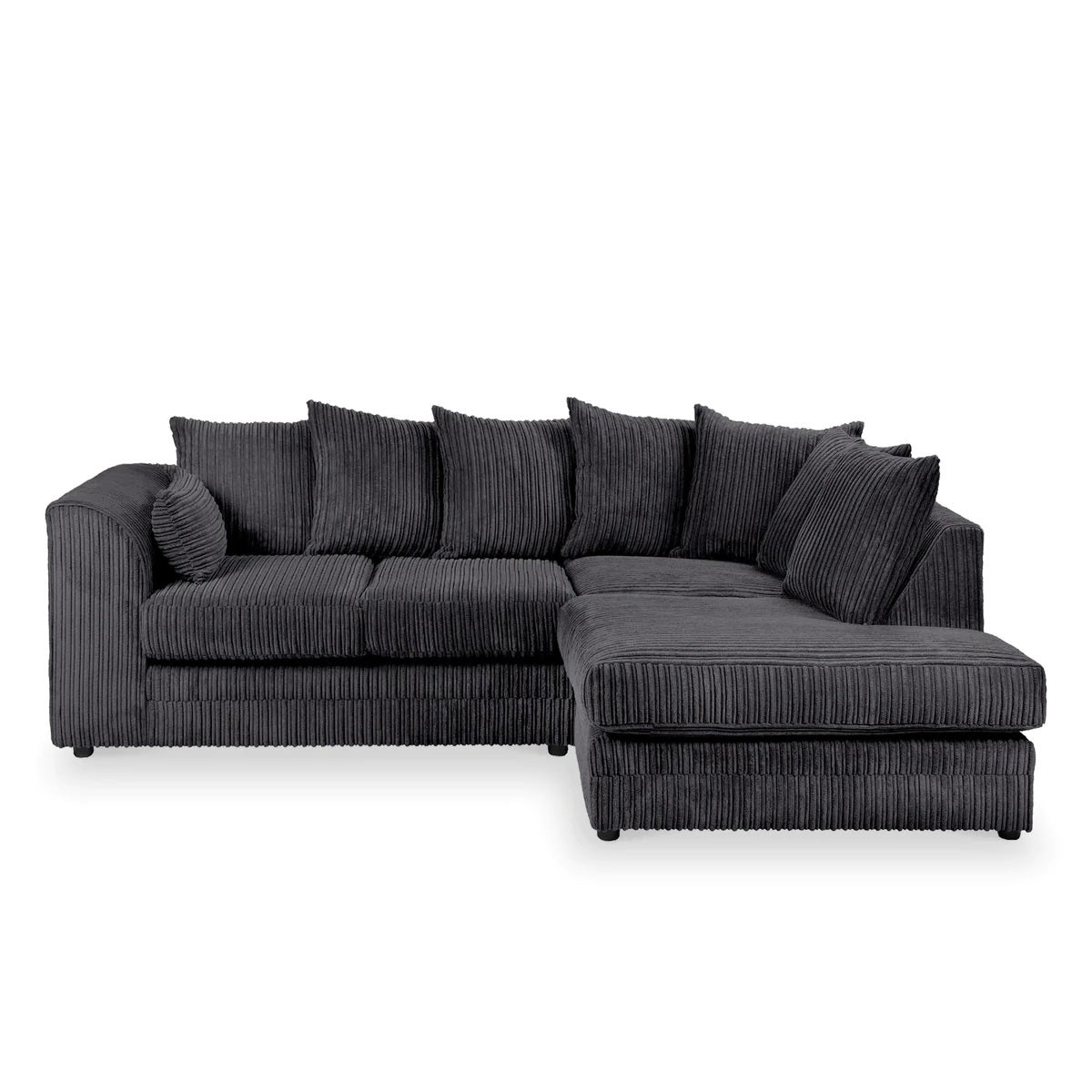 Hannah Jumbo Cord Scatter Back 4 Seater Corner Sofa
