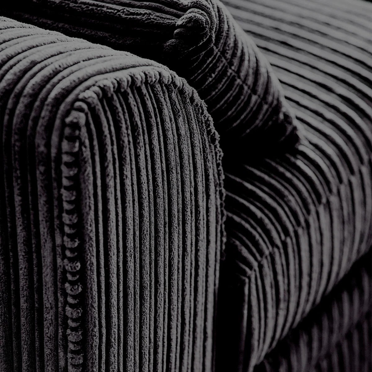 Hannah Jumbo Cord Scatter Back 4 Seater Corner Sofa