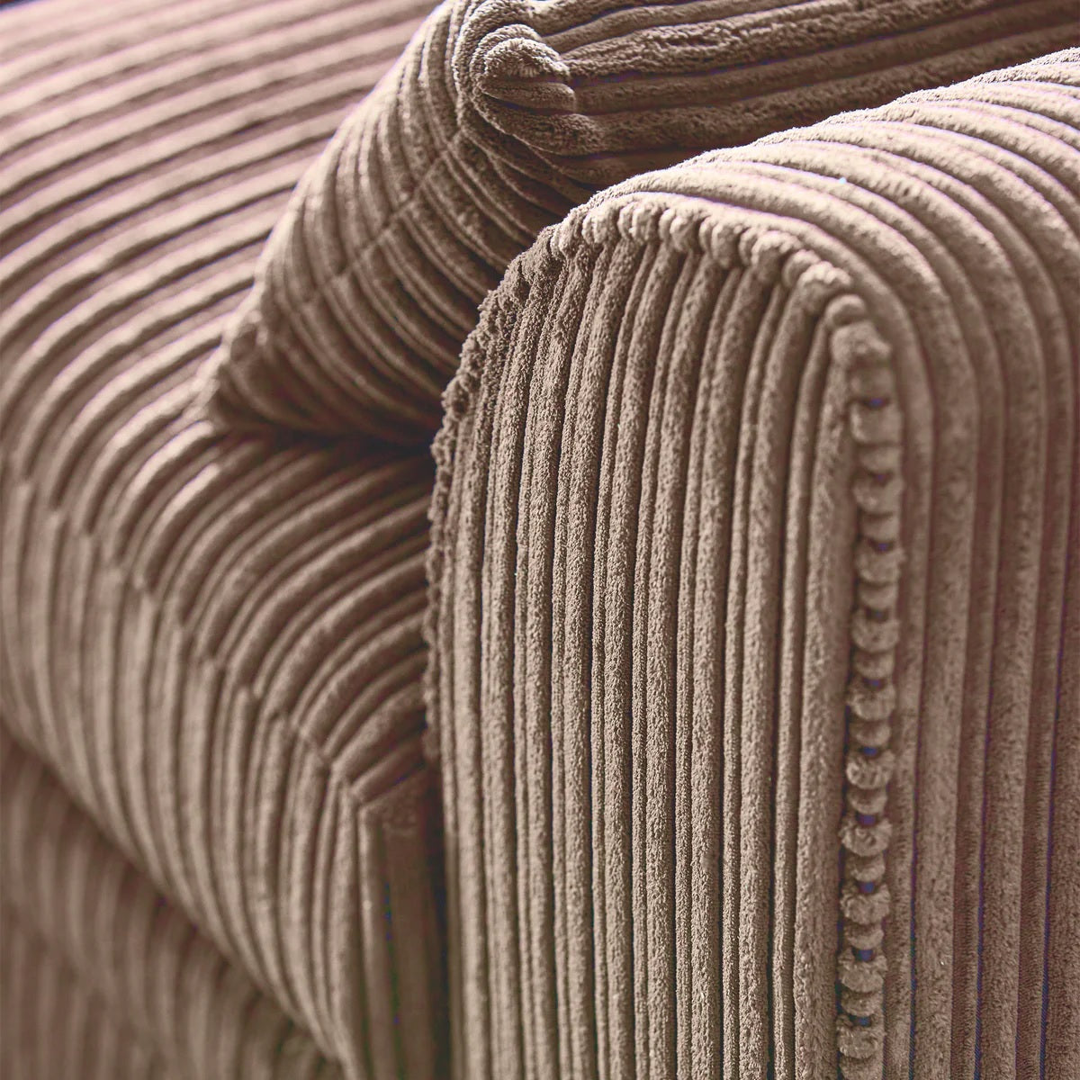 Hannah Jumbo Cord Scatter Back 4 Seater Corner Sofa