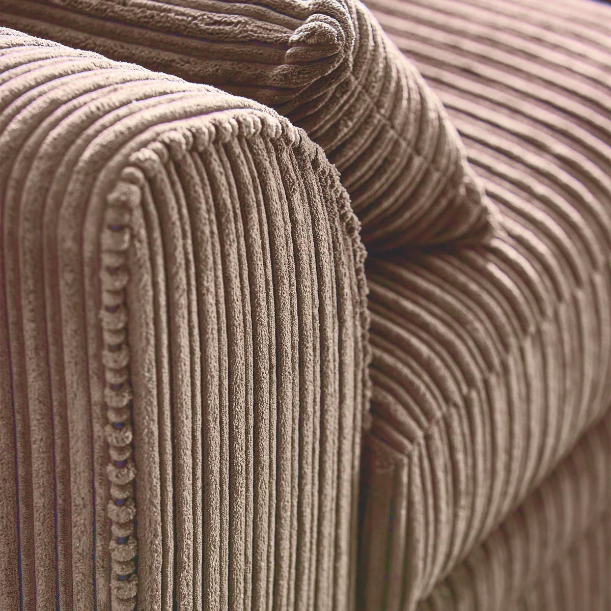 Hannah Jumbo Cord Scatter Back 4 Seater Corner Sofa