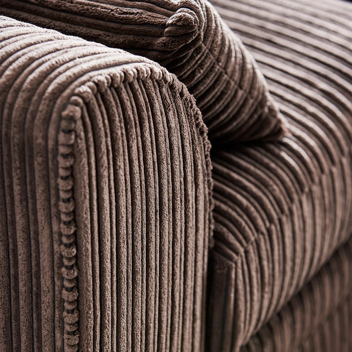 Hannah Jumbo Cord Scatter Back 4 Seater Corner Sofa