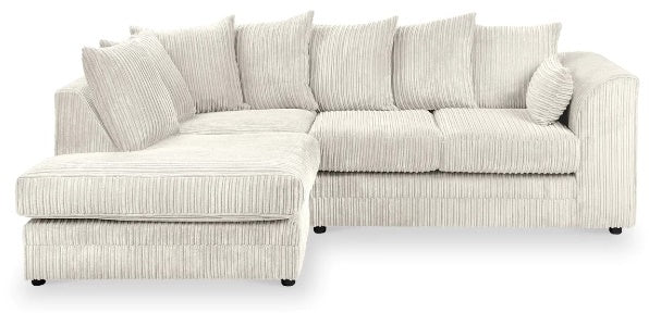 Chicago Jumbo Cord Corner Sofa Mink