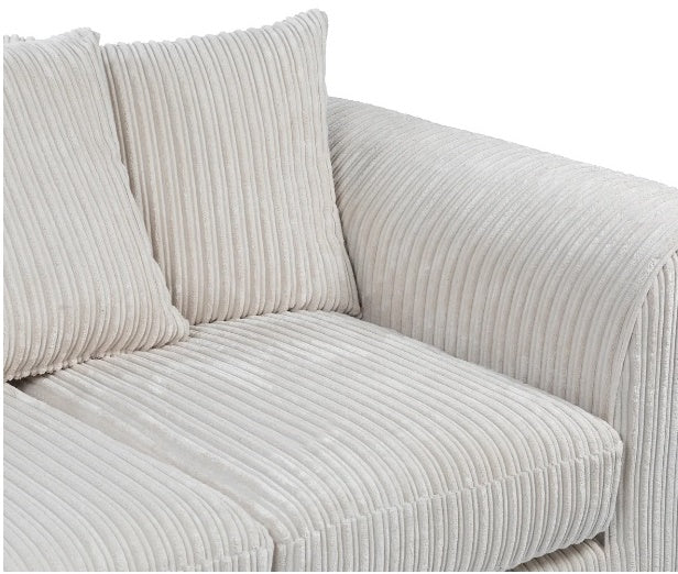 Chicago Jumbo Cord Corner Sofa Mink