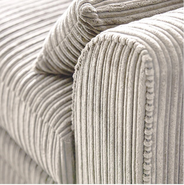 Chicago Jumbo Cord Corner Sofa Mink