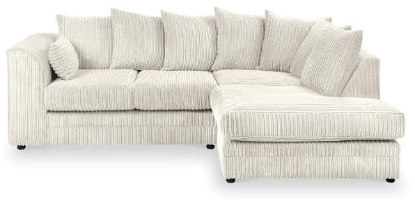 Chicago Jumbo Cord Corner Sofa Mink