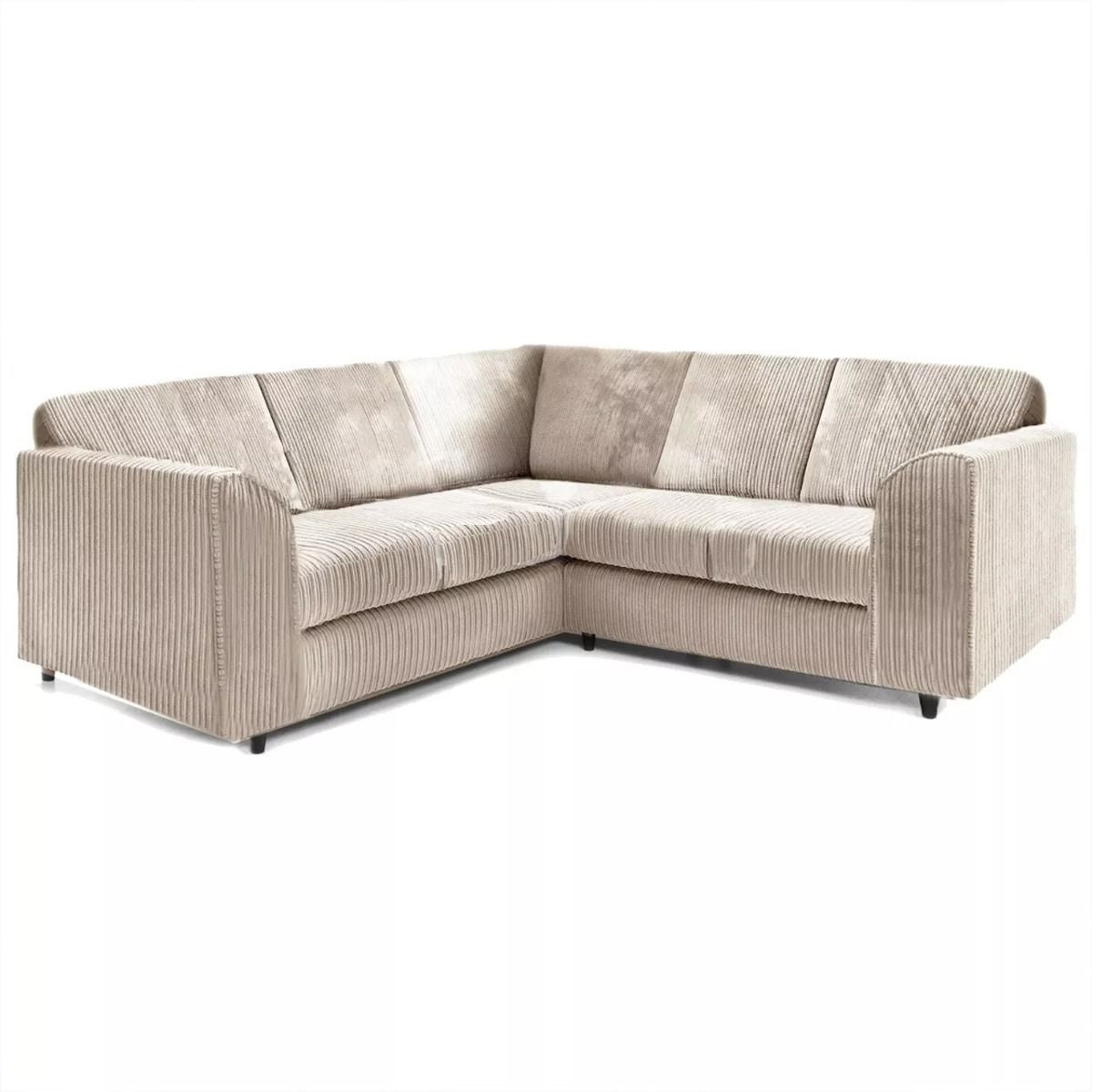 Hannah Jumbo Cord Full Back 2c2 Corner Sofa