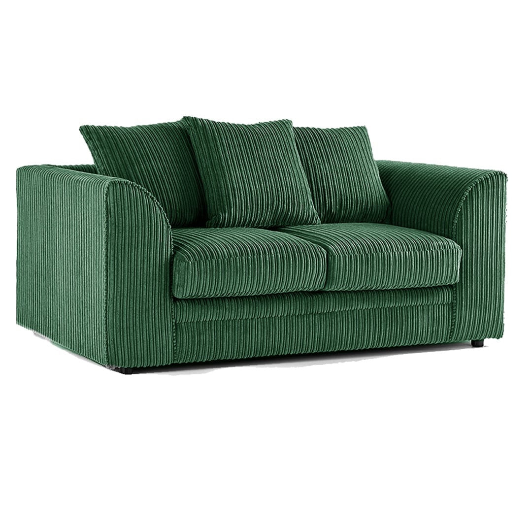 Hannah Jumbo Cord Scatter Back 3 Seater, 2Seater, 3+2 Seater Sofa Set, 3+3 Seater, 2+2Seater