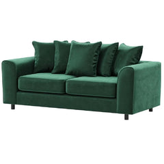 Arizona Plush Velvet 3+2 Seater Sofa Set Green