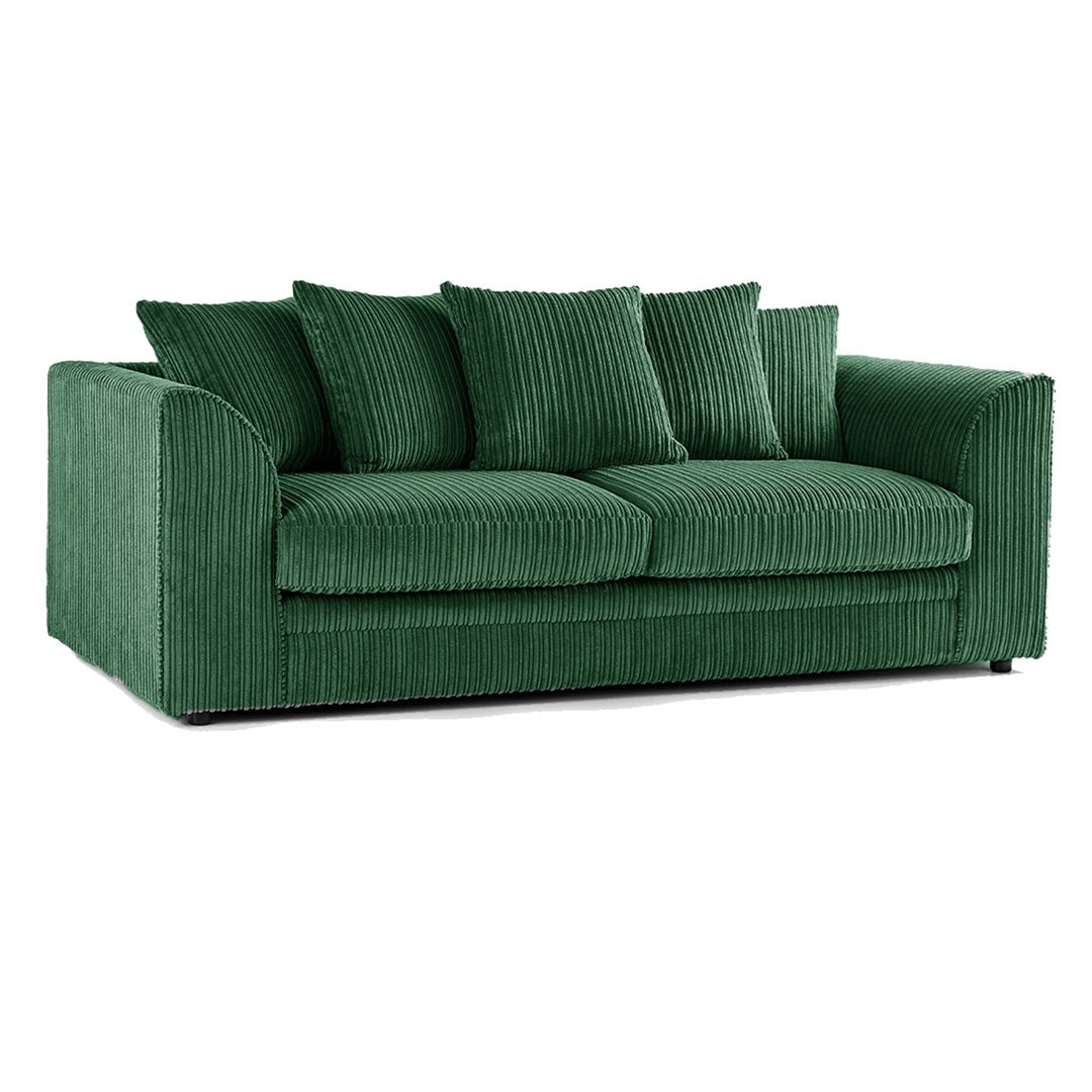 Hannah Jumbo Cord Scatter Back 3 Seater Sofa