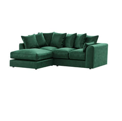 Arizona Plush Velvet 4 Seater Corner Sofa