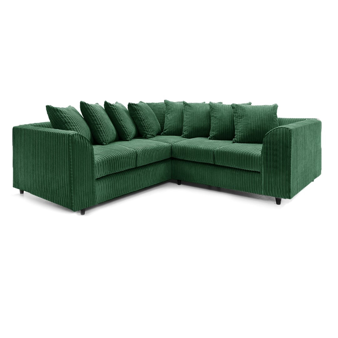 Hannah Jumbo Cord Scatter Back 2c2 Corner Sofa