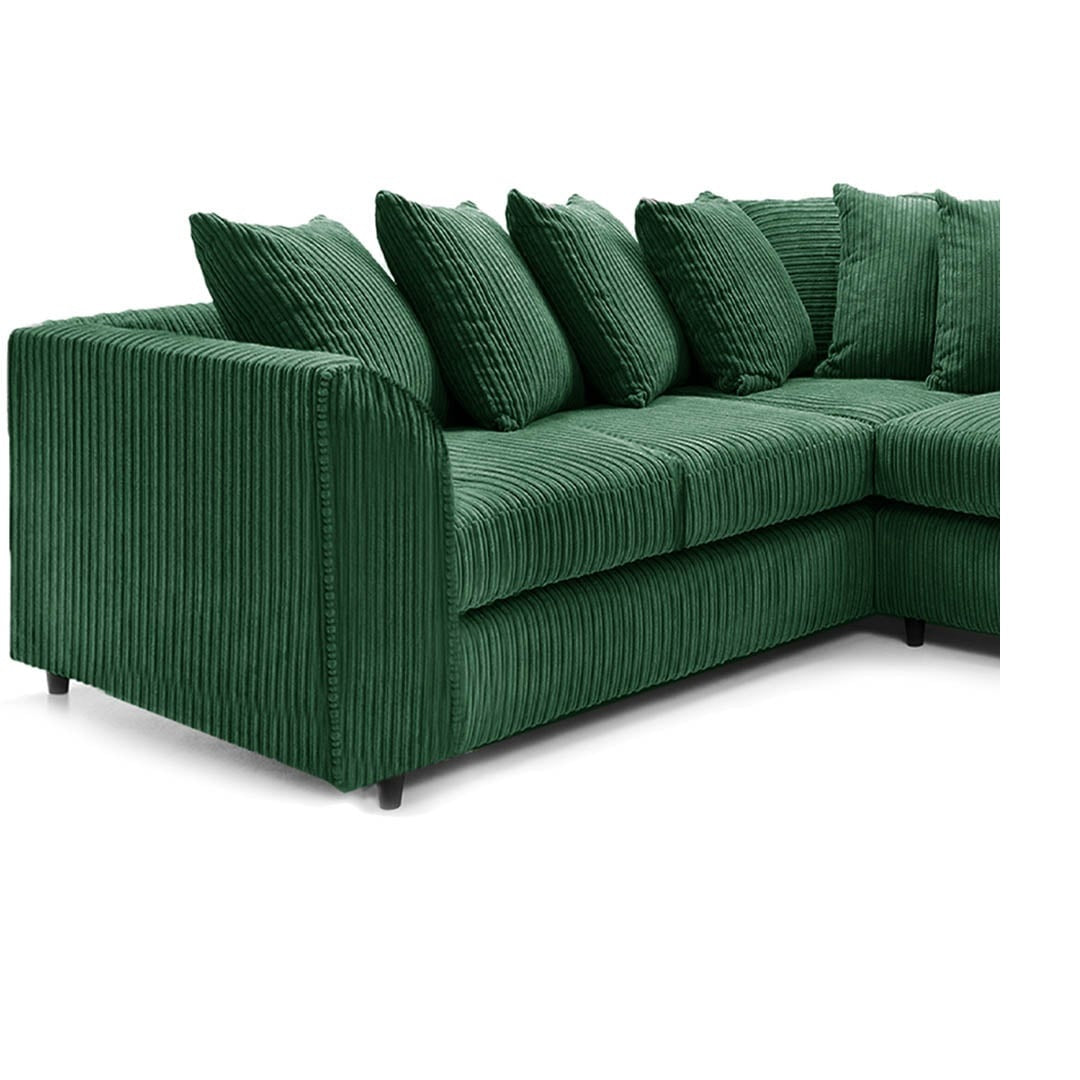 Hannah Jumbo Cord Scatter Back 2c2 Corner Sofa