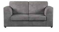 Hannah Jumbo Cord Full Back 2 Seater Sofa Grey