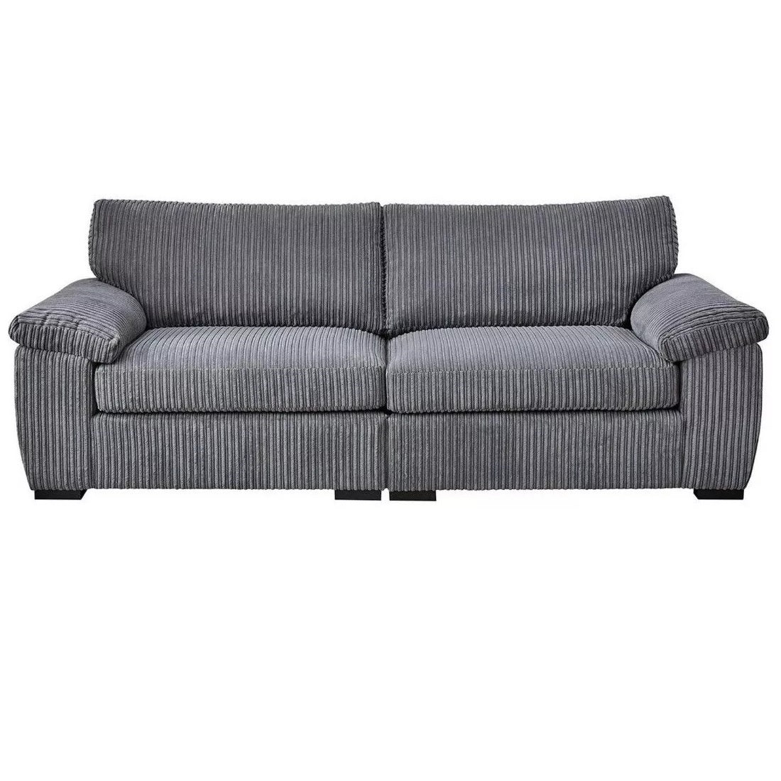 Amalfi Jumbo Cord 4 seater Sofa Grey