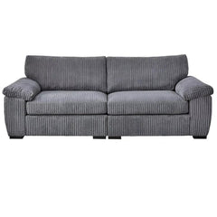 Amalfi Jumbo Cord 4 seater Sofa Grey