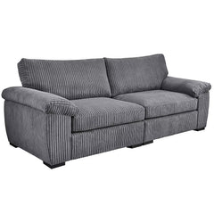 Amalfi Jumbo Cord 4 seater Sofa Grey