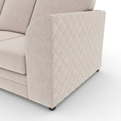 Hilton Full Back Left Hand Facing Corner Sofa Beige