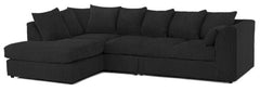 DYLAN 5 Seater Jumbo Cord L Shaped Corner Sofa with Scatter Back