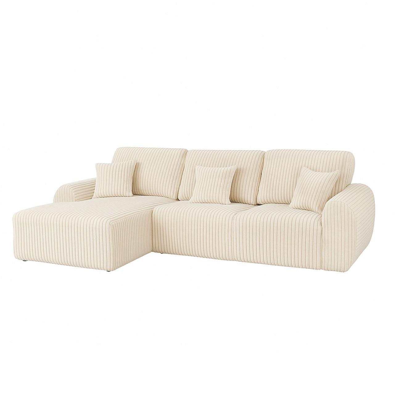 Willow Chunky jumbo Cord 4 Seater Corner sofa