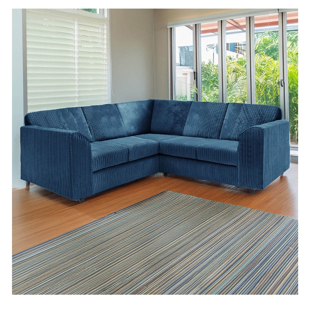 Hannah Jumbo Cord Full Back 2c2 Corner Sofa