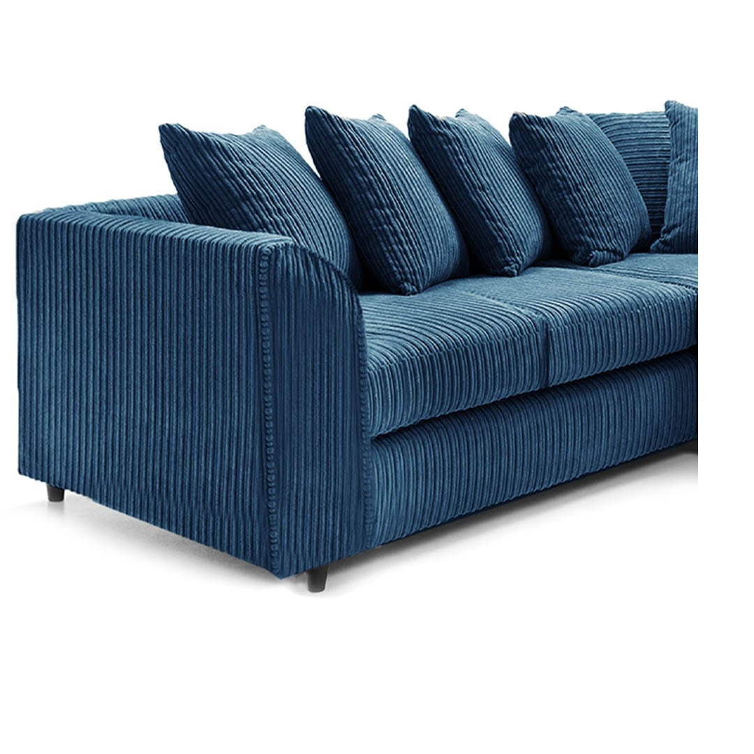 Hannah Jumbo Cord Scatter Back 2c2 Corner Sofa