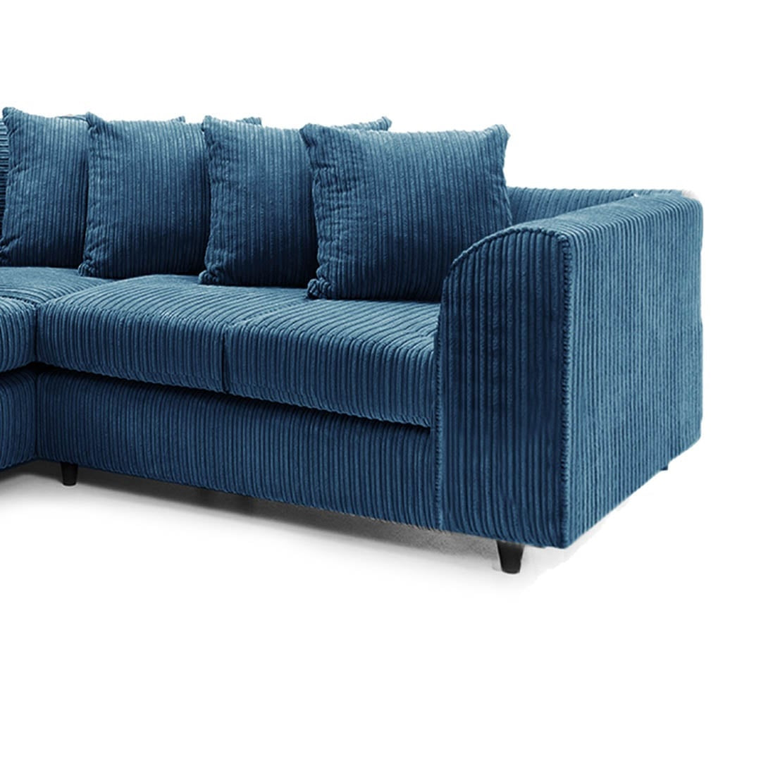 Hannah Jumbo Cord Scatter Back 2c2 Corner Sofa