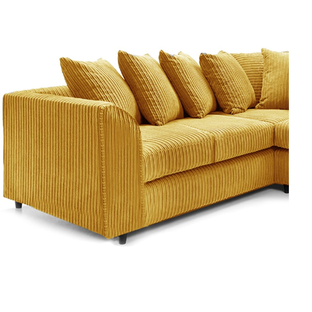 Hannah Jumbo Cord Scatter Back 2c2 Corner Sofa